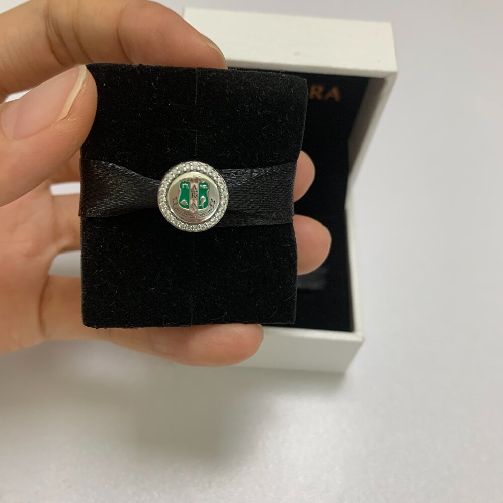 Pandora AKA Charm Alpha Kappa Alpha Sorority Bead Charm